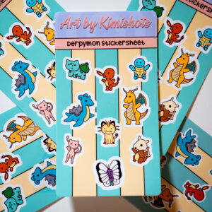 Derpymon Stickervel - Afbeelding 3