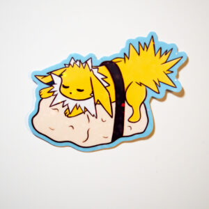 Gele Sushi Sticker Vinyl - Afbeelding 3