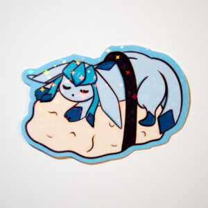 Licht Blauwe Sushi Sticker Vinyl - Afbeelding 3